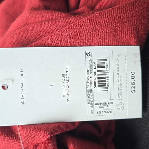NWT Isabel by Ingrid + Isabel maternity top - Picture 8 of 8